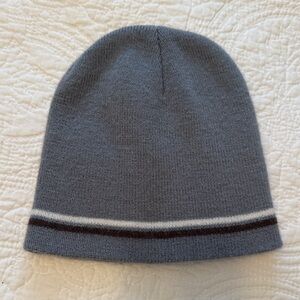 Knit Beanie with Stripes